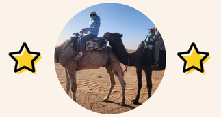 Photo Cathy désert Maroc