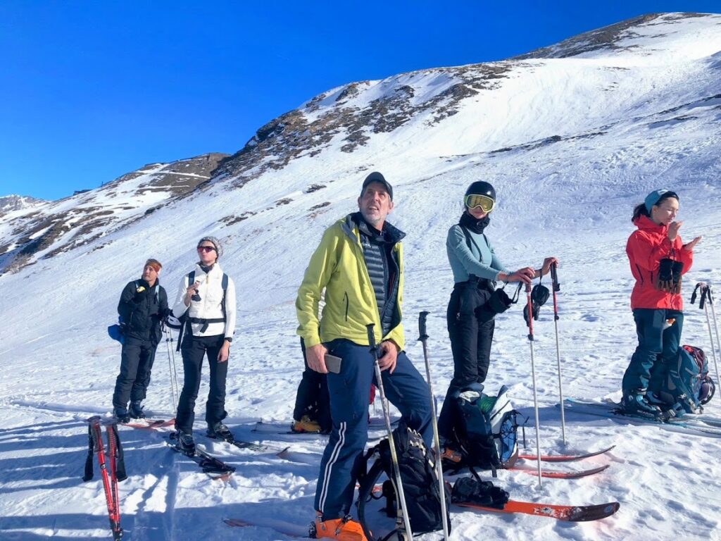 Franck Gentilini a encadré de nombreux séjours en ski de randonnée dans le Queyras