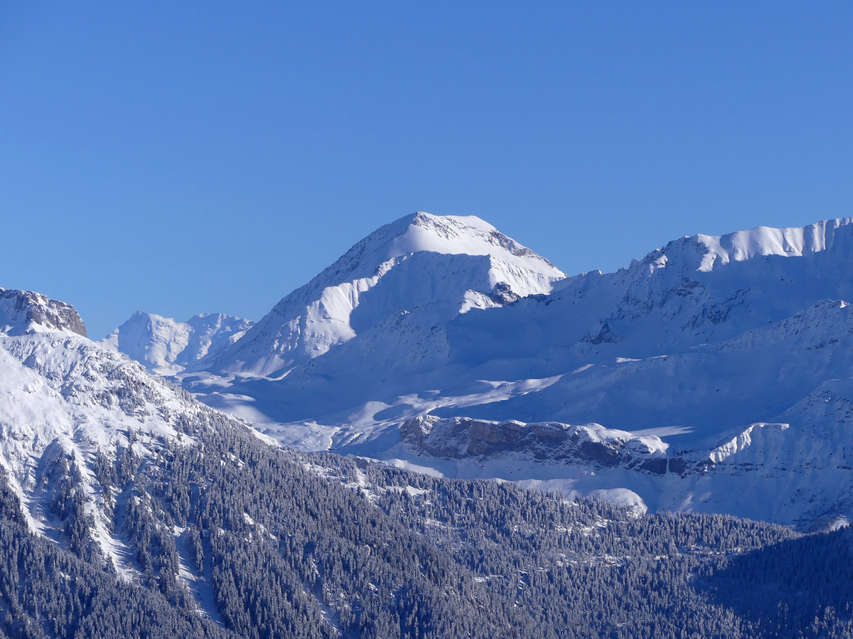 passage du cormet de Roselend en hiver dans le Beaufortain